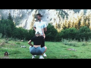 student with big ass fucked in the forest while standing doggy style (2438)