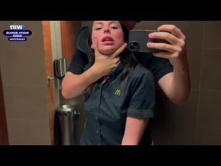 fucked a mcdonalds worker because of a spilled forfeit [porn, sex, fucking, russian, incest, sister, homemade]
