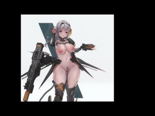 modernia (first affection) - nude; naked; thicc; 3d sex porno hentai; (by @seireiko) [goddess of victory: nikke]